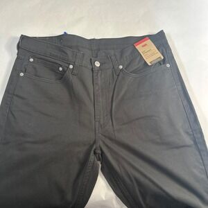 Levis 514 Mens Stretch Straight Dark Gray Jeans Pants 36x30 NWT